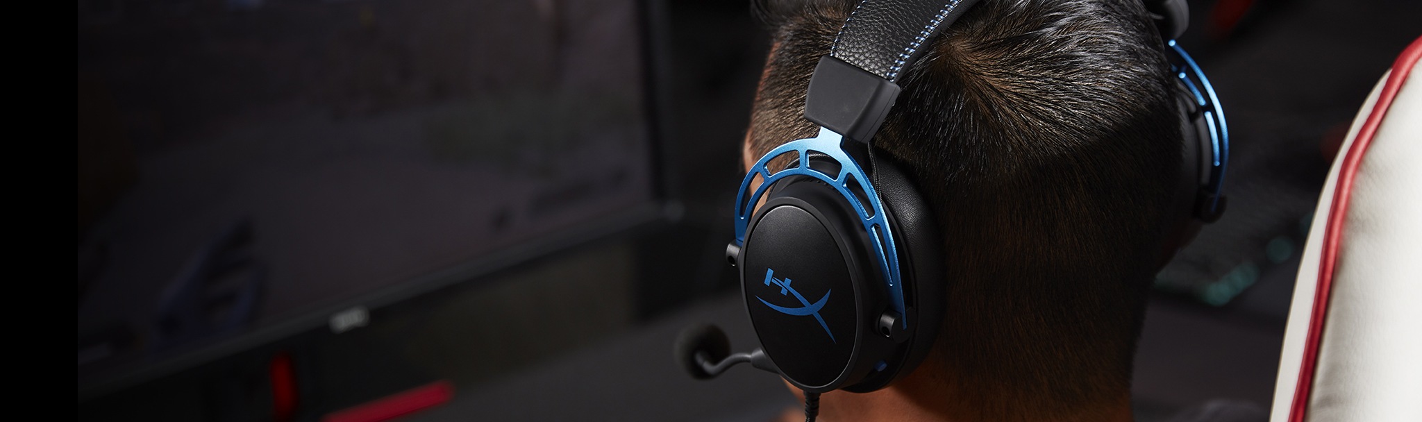 Tai nghe Kingston HyperX Cloud Alpha S Blue (HX-HSCAS-BL/WW) tích hợp công nghệ âm thanh 7.1